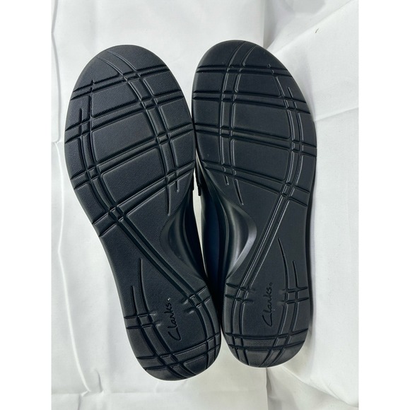 Clarks Women's Ellowyn Slip On Loafer Navy Blue Size 9 Comfort Cushion Casual - Picture 4 of 11